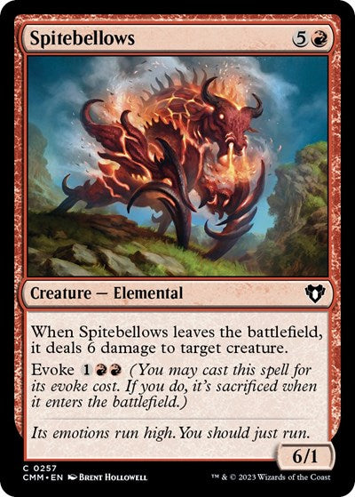 Spitebellows (Commander Masters) Near Mint Foil