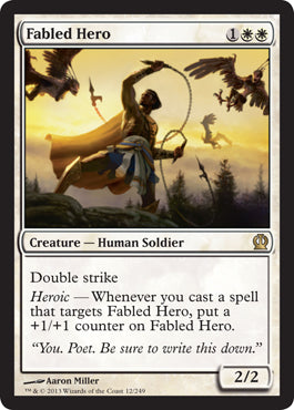 Fabled Hero (Theros) Light Play