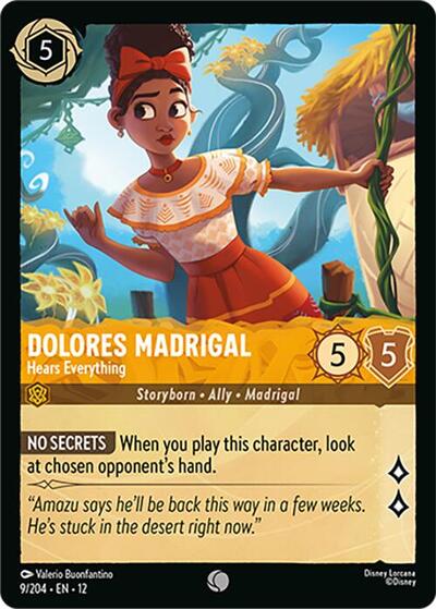 Dolores Madrigal - Hears Everything (Wilds Unknown) Near Mint