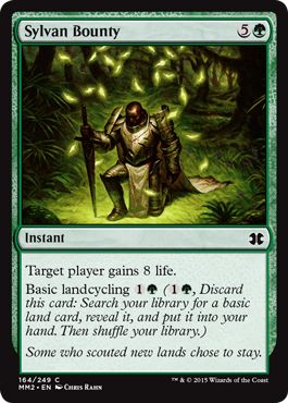 Sylvan Bounty (Modern Masters 2015) Light Play Foil