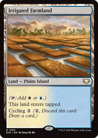 Irrigated Farmland (Commander: Edge of Eternities) Light Play