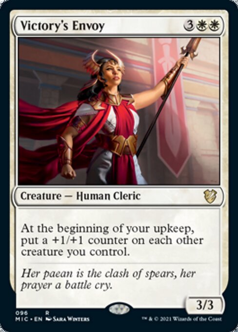 Victory's Envoy (Commander 2021 Midnight Hunt) Light Play
