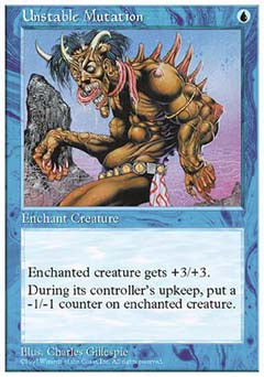 Unstable Mutation (5th Edition) Light Play