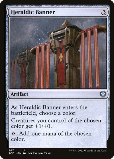 Heraldic Banner (Commander 2022 Starter Decks) Light Play
