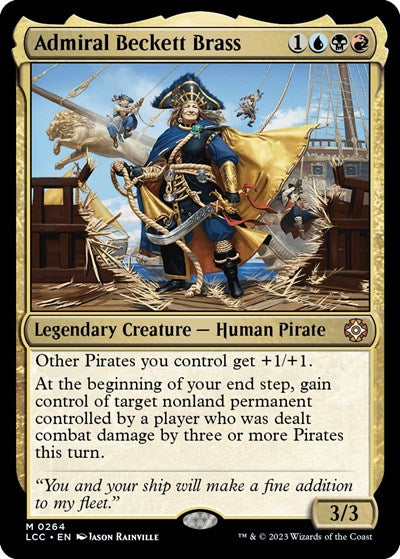 Admiral Beckett Brass (Commander: The Lost Caverns of Ixalan) Light Play