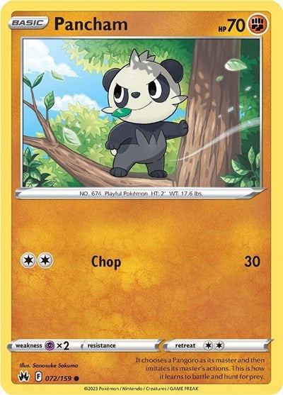 Pancham (Crown Zenith) Near Mint Reverse Holofoil