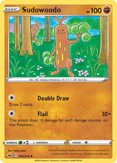 Sudowoodo (SWSH01: Sword & Shield Base Set) Near Mint