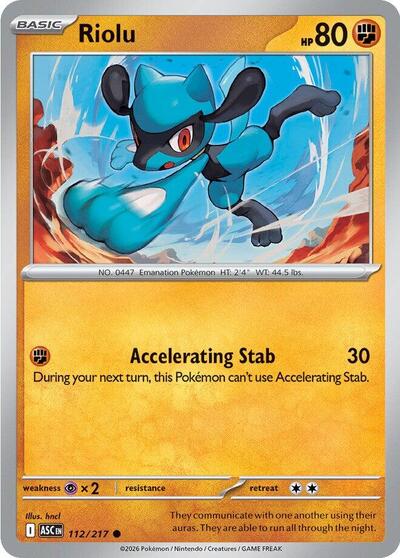 Riolu (ME: Ascended Heroes) Near Mint