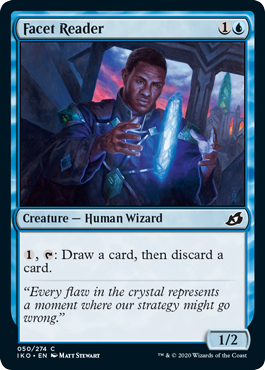 Facet Reader (Ikoria: Lair of Behemoths) Light Play Foil