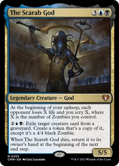 The Scarab God (Commander Masters) Near Mint