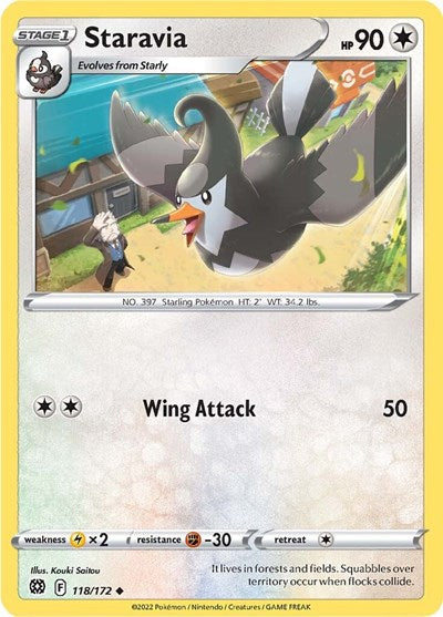 Staravia (SWSH09: Brilliant Stars) Near Mint