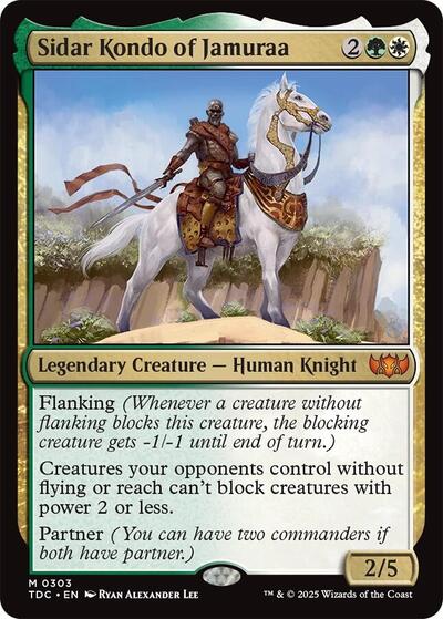 Sidar Kondo of Jamuraa (Commander: Tarkir: Dragonstorm) Light Play