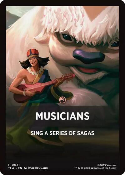 Musicians Theme Card (Avatar: The Last Airbender) Near Mint