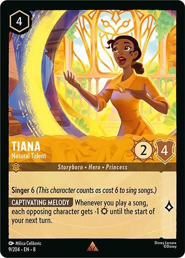 Tiana - Natural Talent (Reign of Jafar) Near Mint Cold Foil