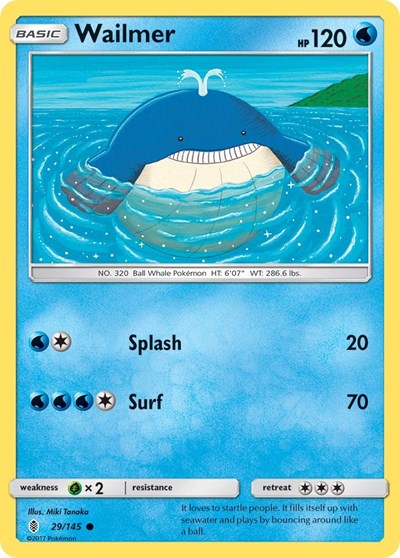 Wailmer (SM - Guardians Rising) Near Mint