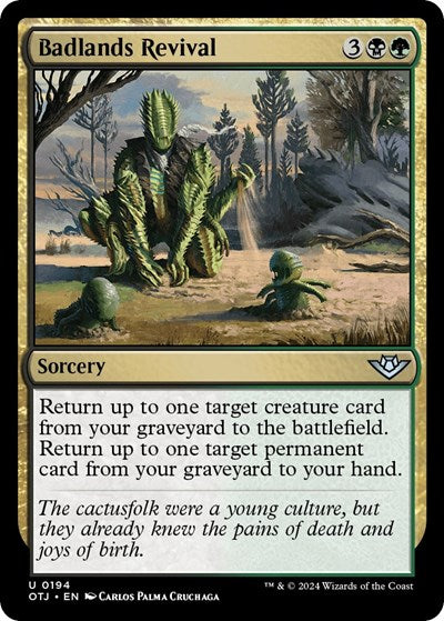 Badlands Revival (Outlaws of Thunder Junction) Light Play Foil