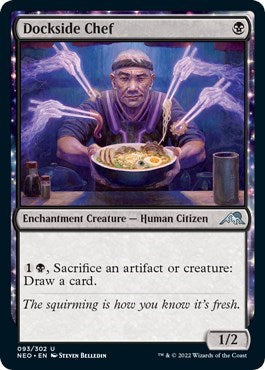 Dockside Chef (Kamigawa: Neon Dynasty) Near Mint Foil