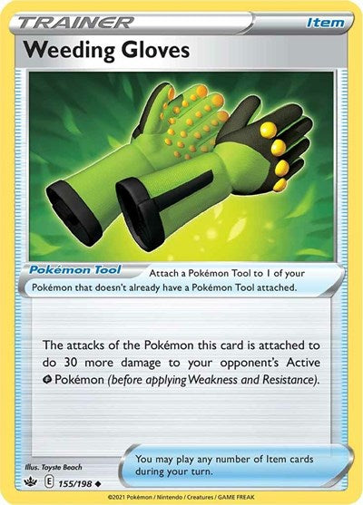 Weeding Gloves (SWSH06: Chilling Reign) Near Mint