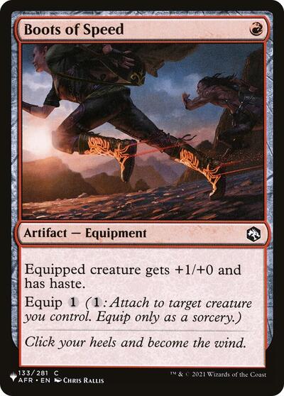 Boots of Speed (The List) Near Mint