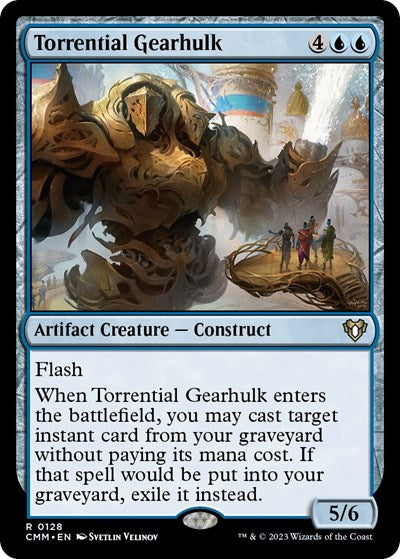 Torrential Gearhulk (Commander Masters) Light Play