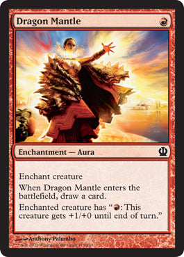 Dragon Mantle (Theros) Light Play Foil
