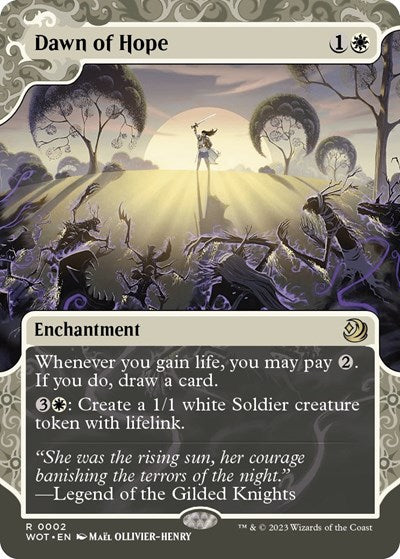 Dawn of Hope (Wilds of Eldraine: Enchanting Tales) Light Play