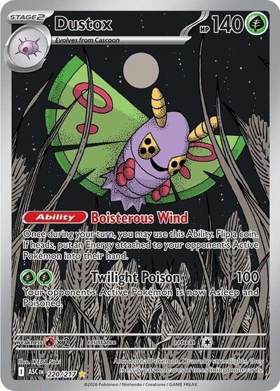 Dustox - 220 (ME: Ascended Heroes) Near Mint Holofoil