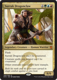 Surrak Dragonclaw (Khans of Tarkir) Light Play