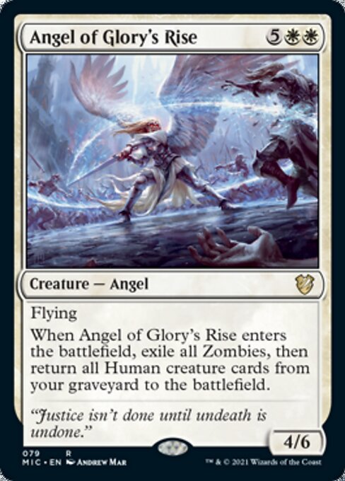 Angel of Glory's Rise (Commander 2021 Midnight Hunt) Near Mint