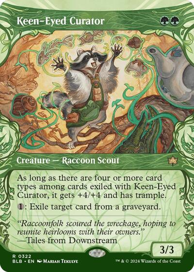 Keen-Eyed Curator (Showcase) (Bloomburrow) Light Play