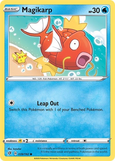 Magikarp (SWSH02: Rebel Clash) Near Mint Reverse Holofoil