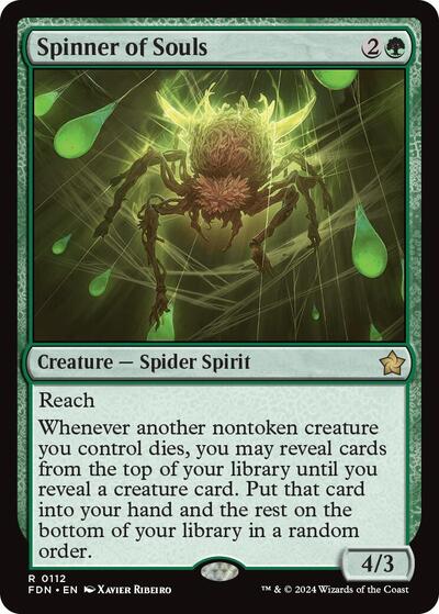 Spinner of Souls (Foundations) Light Play Foil