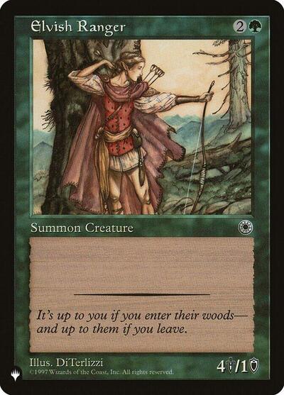 Elvish Ranger (The List) Near Mint