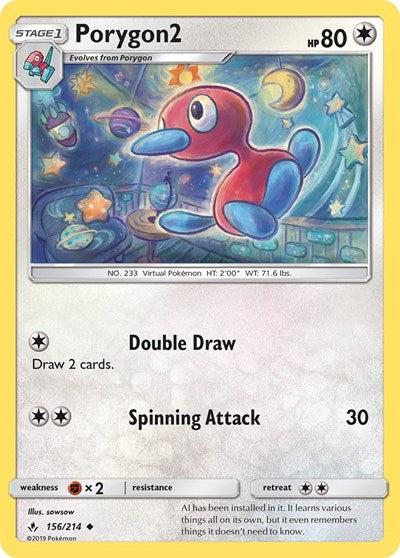 Porygon2 (SM - Unbroken Bonds) Near Mint Reverse Holofoil