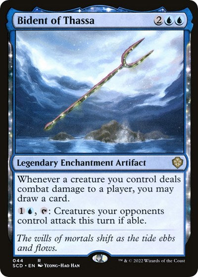 Bident of Thassa (Commander 2022 Starter Decks) Light Play