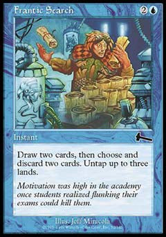 Frantic Search (Urza's Legacy) Light Play