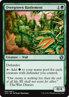 Overgrown Battlement (Iconic Masters) Light Play