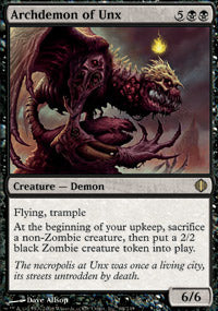 Archdemon of Unx (Shards of Alara) Light Play