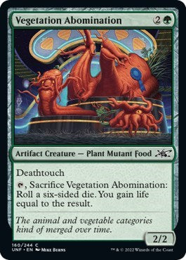 Vegetation Abomination (Unfinity) Light Play Foil