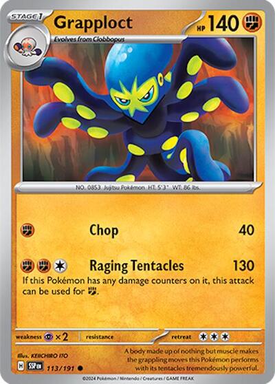 Grapploct (SV08: Surging Sparks) Near Mint Reverse Holofoil