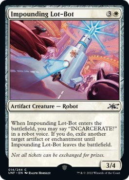 Impounding Lot-Bot (Unfinity) Light Play Foil