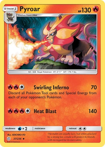 Pyroar (SM - Cosmic Eclipse) Near Mint