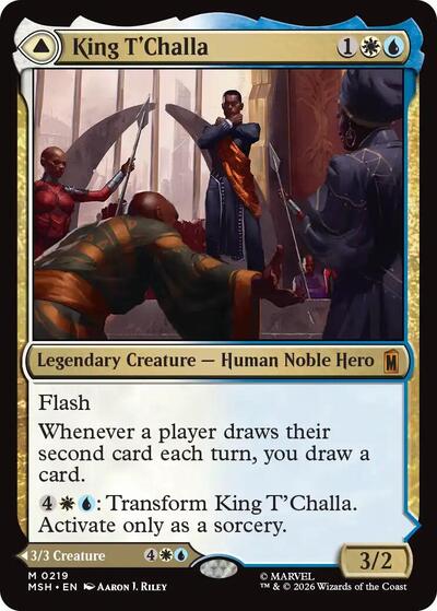 King T'Challa (Marvel Super Heroes) Near Mint Foil