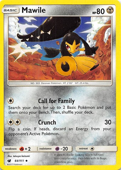 Mawile (SM - Crimson Invasion) Near Mint Reverse Holofoil