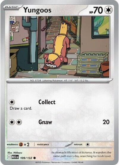 Yungoos (ME01: Mega Evolution) Near Mint Reverse Holofoil