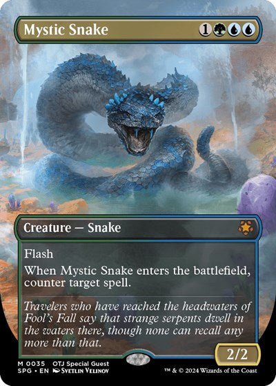 Mystic Snake (Borderless) (Special Guests) Near Mint