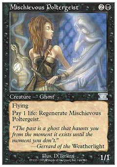 Mischievous Poltergeist (Classic 6th Edition) Light Play