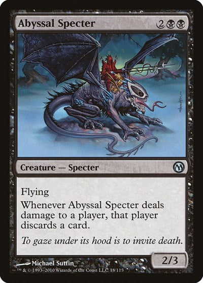Abyssal Specter (Duels of the Planeswalkers) Light Play