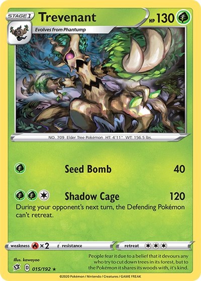 Trevenant (SWSH02: Rebel Clash) Near Mint Reverse Holofoil