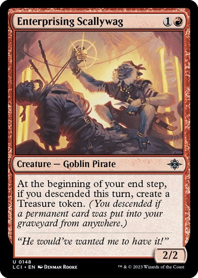Enterprising Scallywag (The Lost Caverns of Ixalan) Near Mint Foil